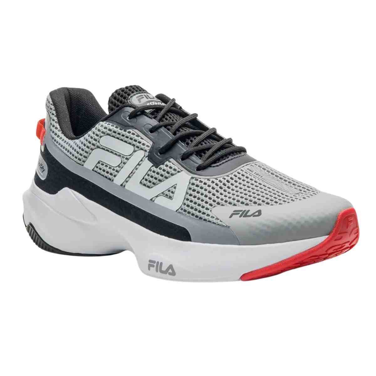 Tênis Corrida Masculino Fila Recovery Cinza Cinza 2