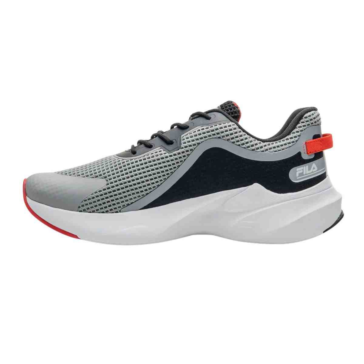 Tênis Corrida Masculino Fila Recovery Cinza Cinza 4