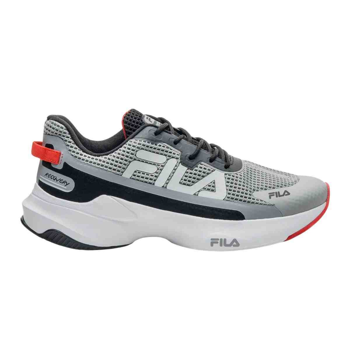 Tênis Corrida Masculino Fila Recovery Cinza