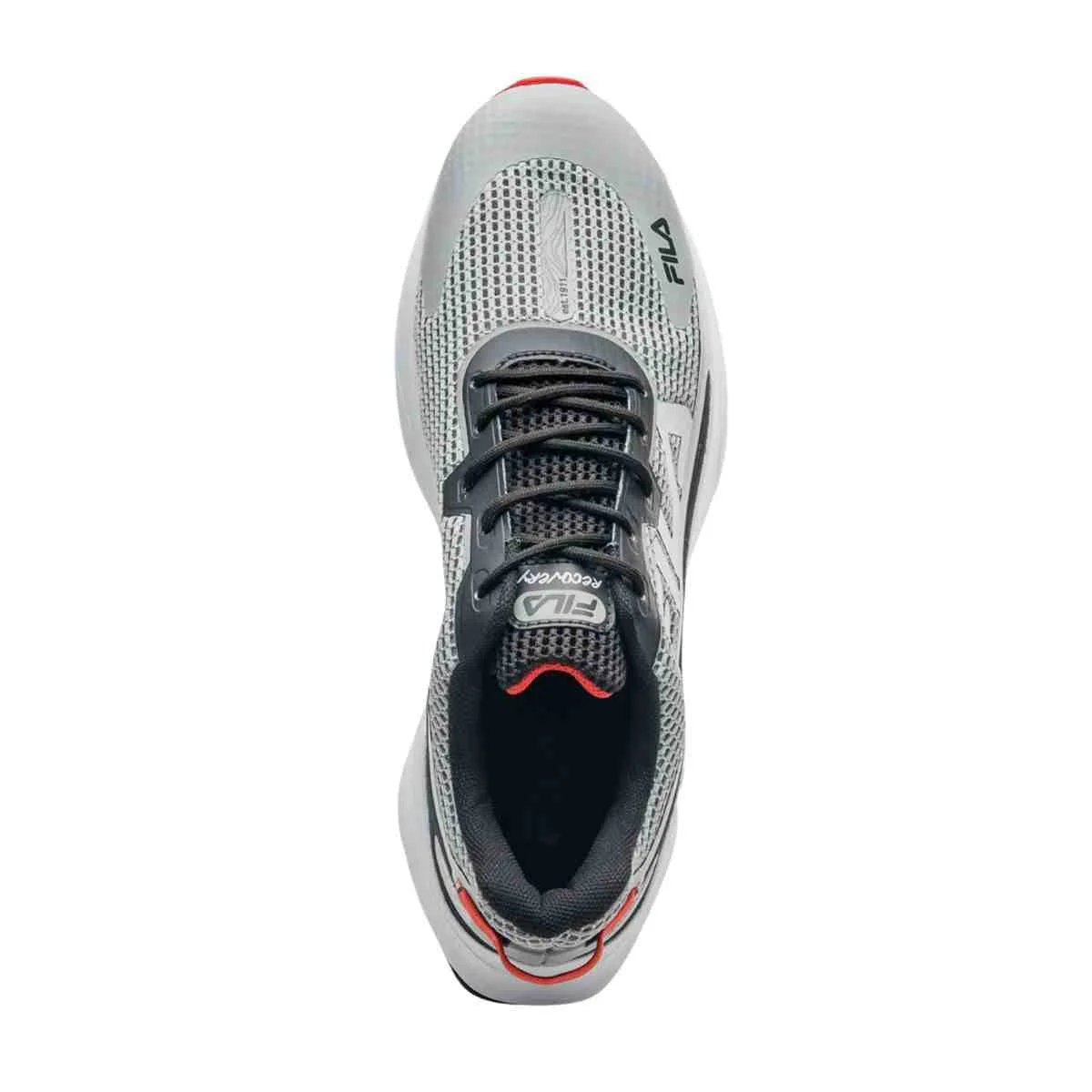 Tênis Corrida Masculino Fila Recovery Cinza Cinza 3