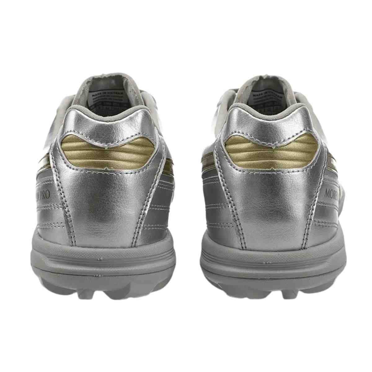 Chuteira Society Masculina Mizuno Morelia Ii Pro Prata Prata 5