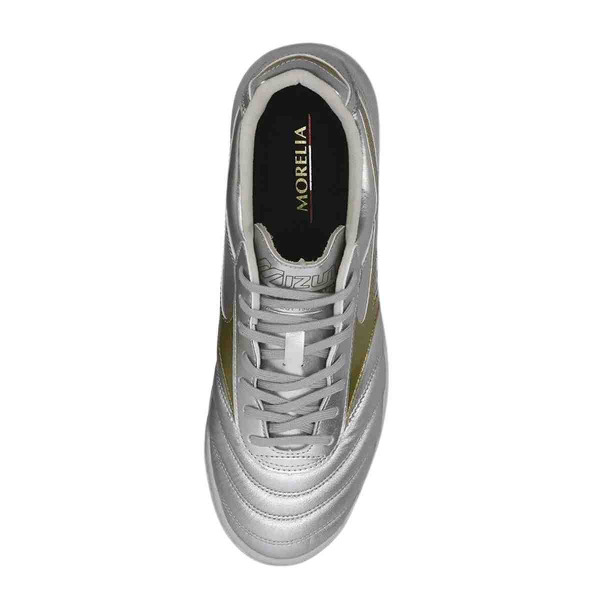 Chuteira Society Masculina Mizuno Morelia Ii Pro Prata Prata 6
