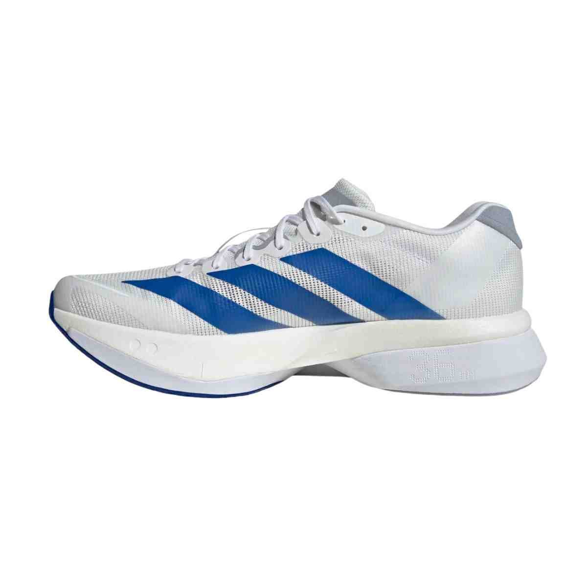 Tênis Corrida Masculino Adidas Adizero Boston 13 Branco E Azul Branco 5