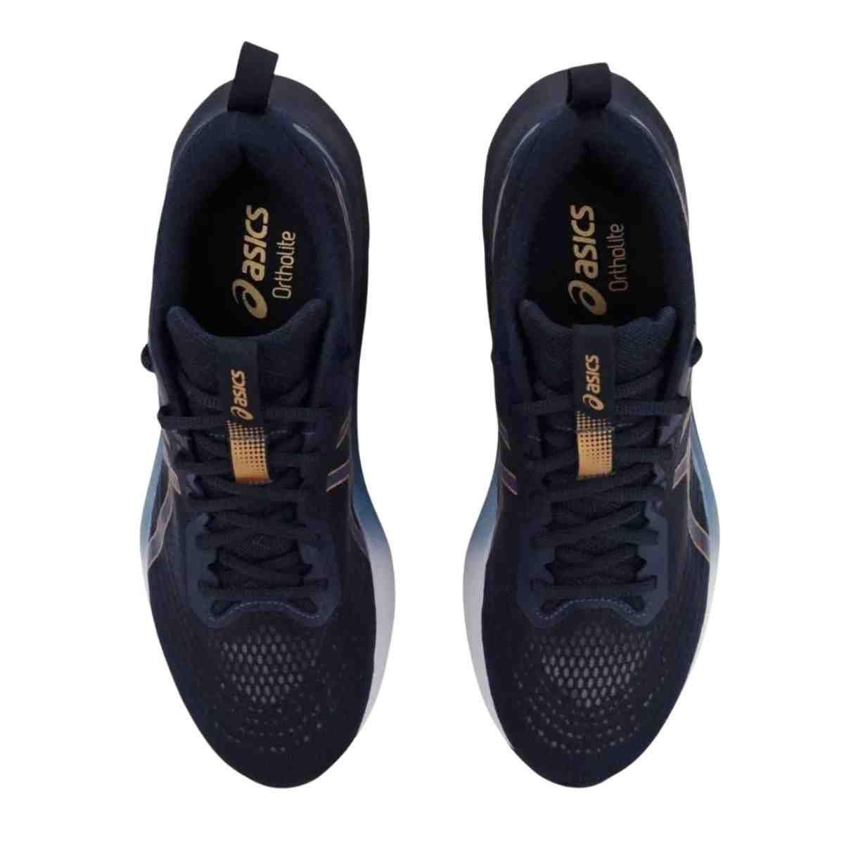 Tênis Corrida Masculino Asics Gel-Nagoya 8 Azul Escuro Azul Marinho 3