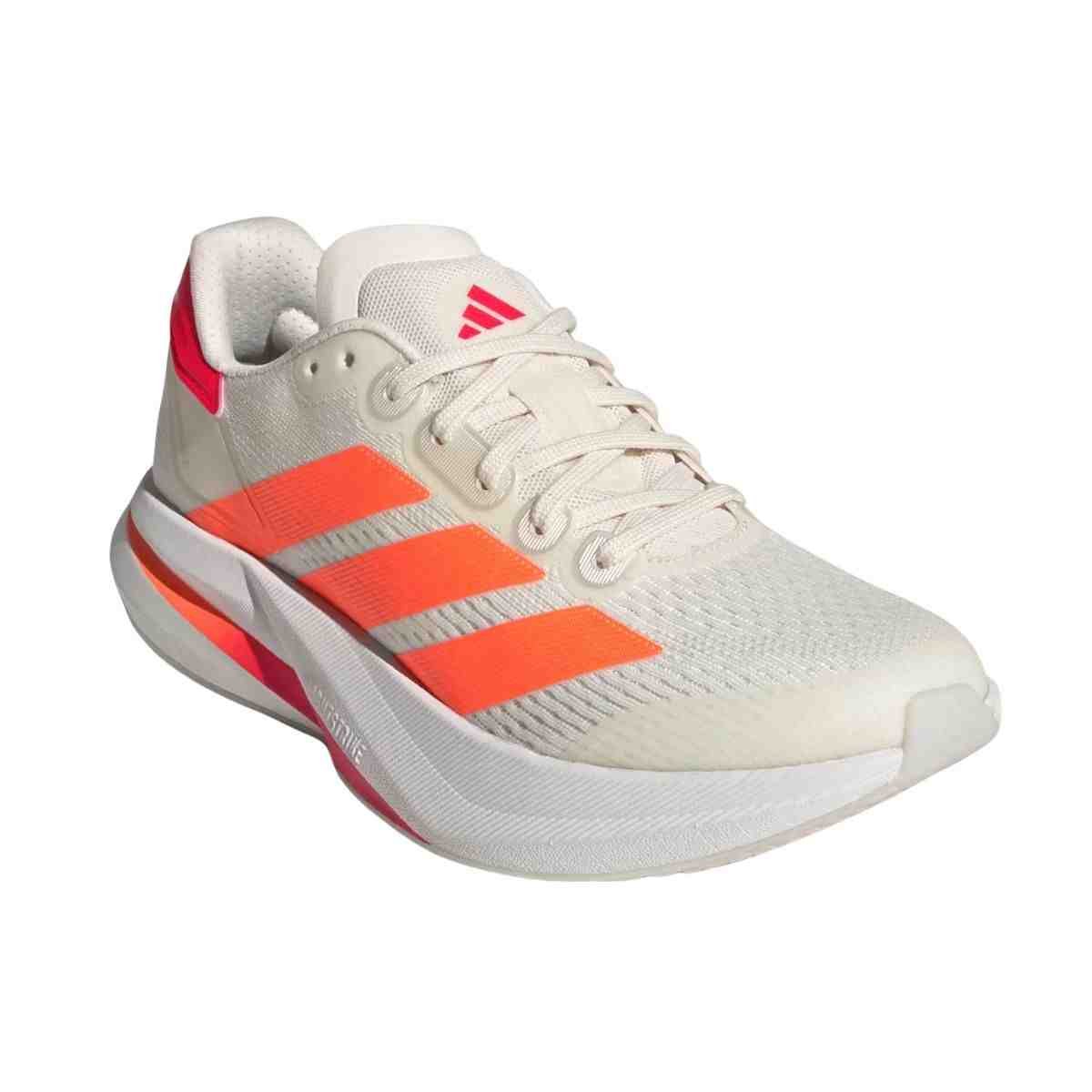 Tênis Corrida Feminino Adidas Duramo Speed 2 Branco E Laranja Bege 2