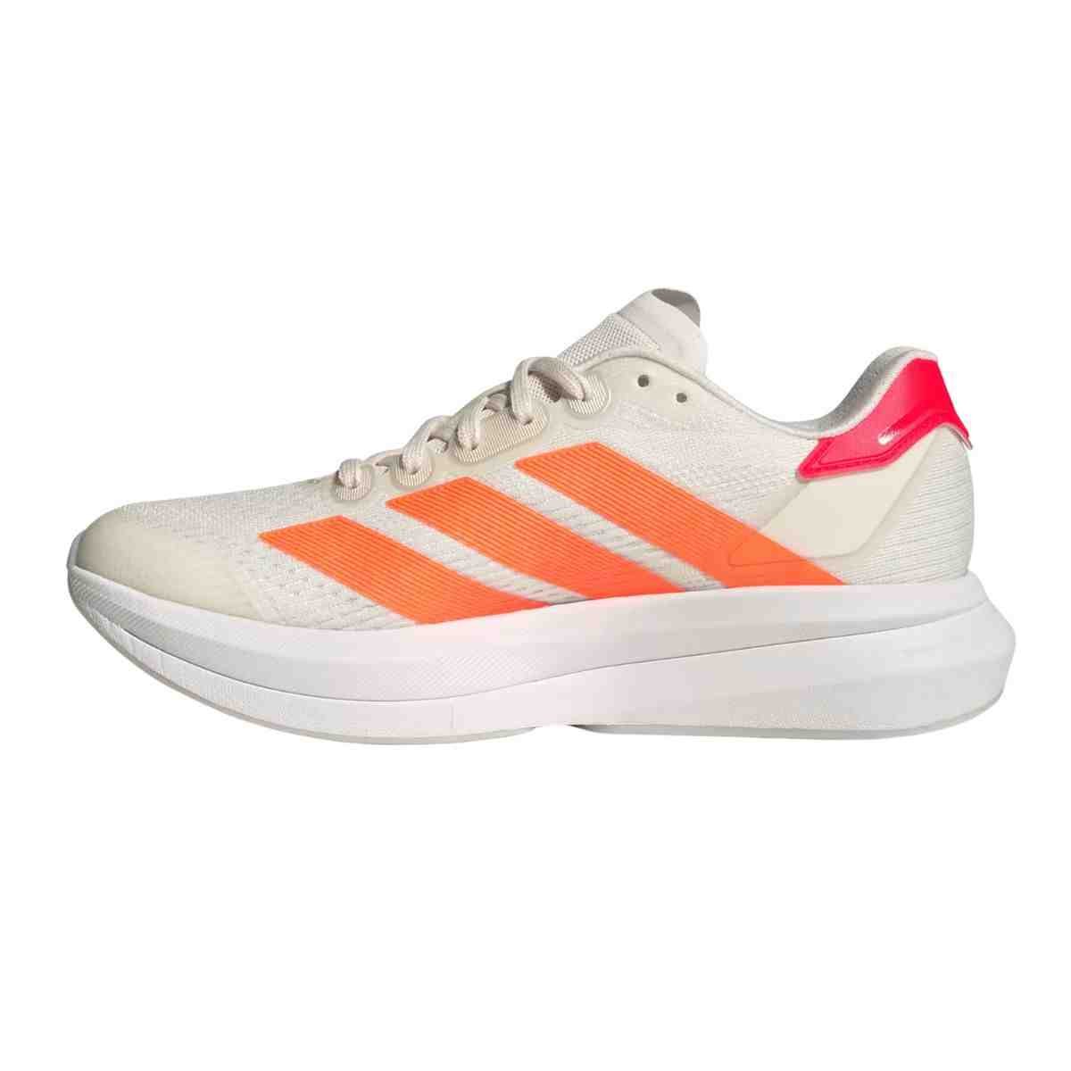 Tênis Corrida Feminino Adidas Duramo Speed 2 Branco E Laranja Bege 6