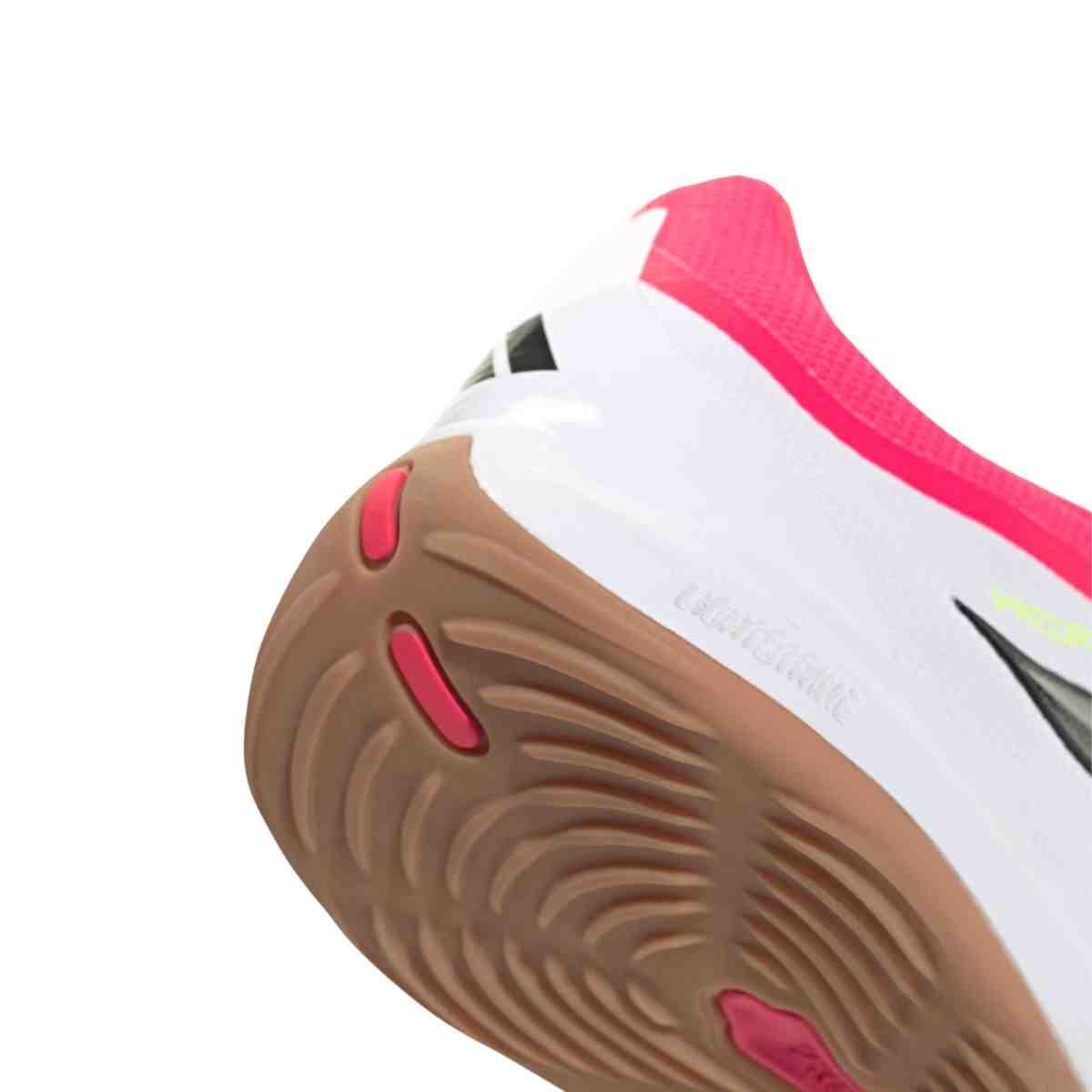 Chuteira Indoor Masculina Adidas Predator League Salao Lin Rosa Rosa/Branco 6