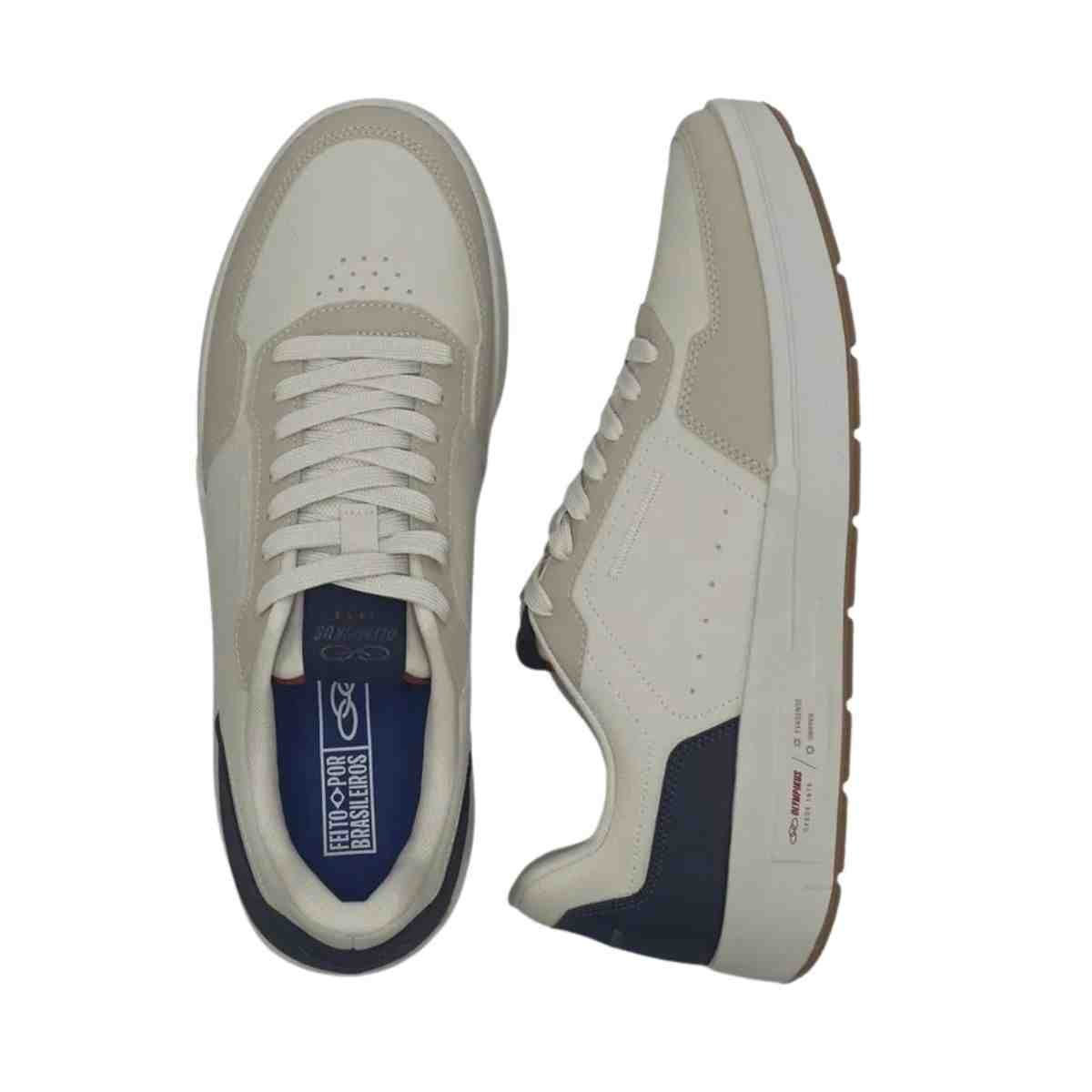 Tênis Casual Masculino Olympikus Versa Bege Bege 3