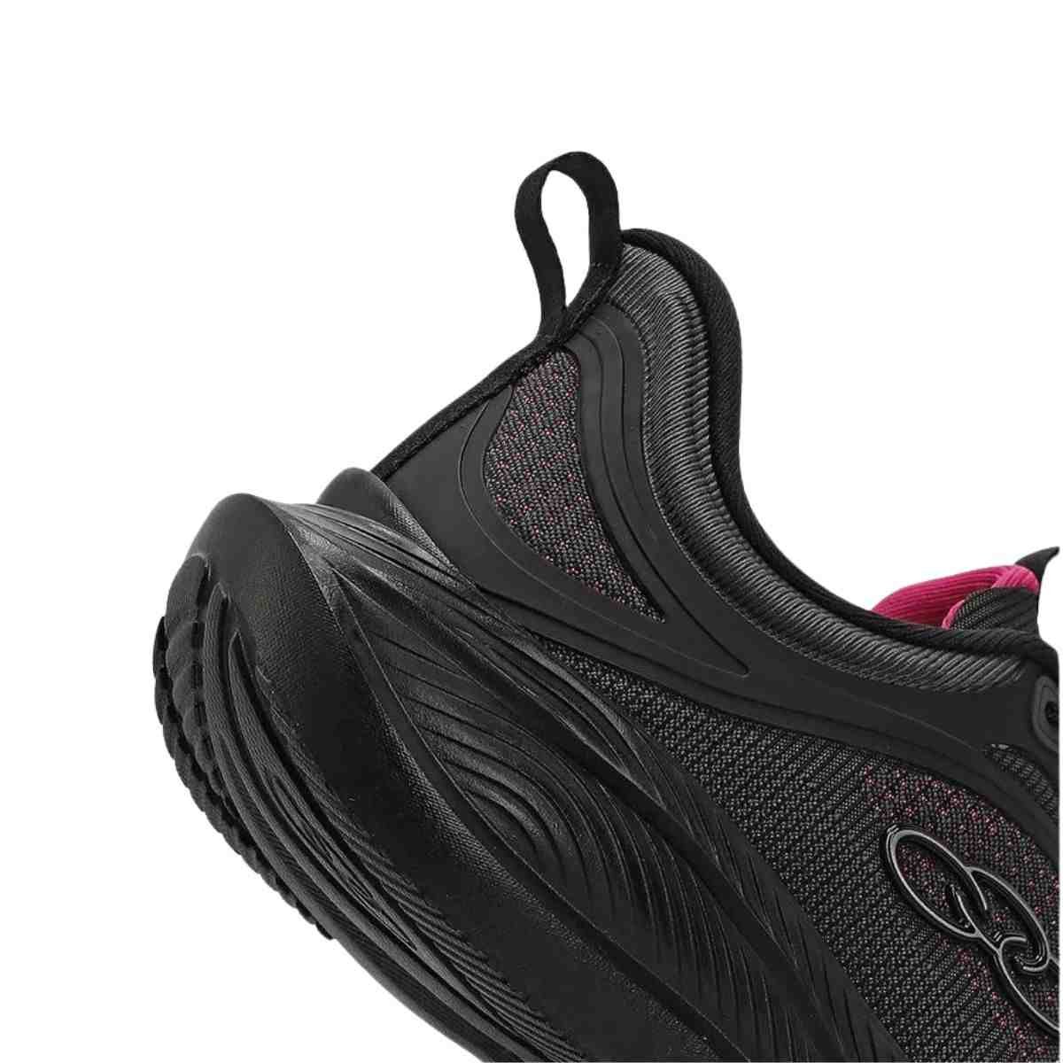 Tênis Corrida Feminino Olympikus Vibe Preto Preto 5