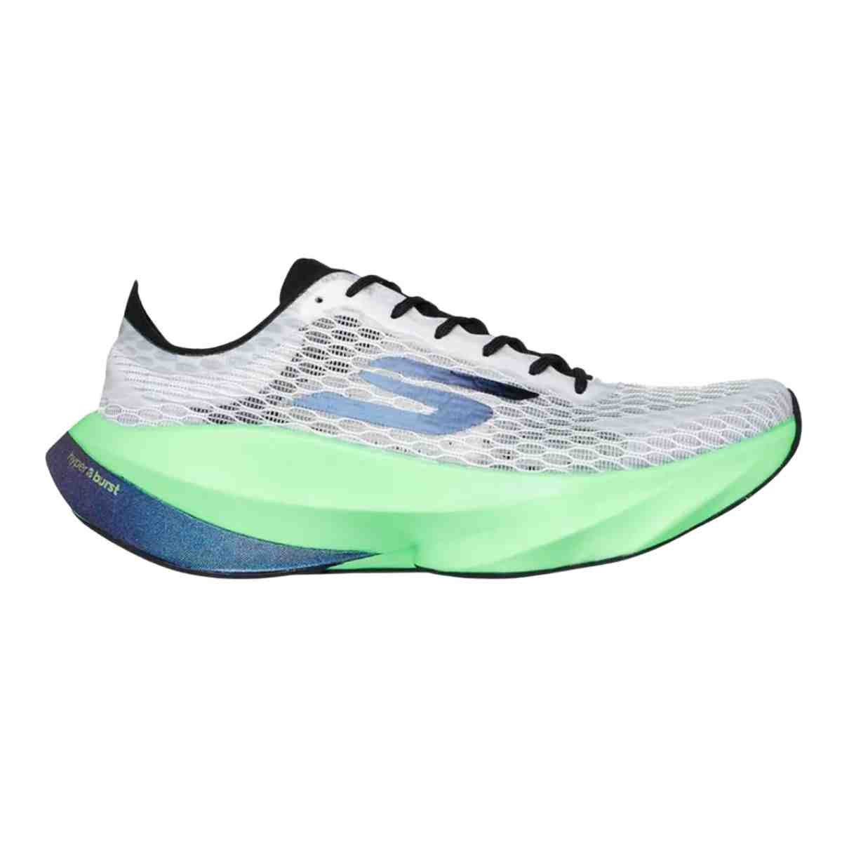 Tênis Corrida Masculinbo Skechers Skx Aero Tempo Branco E Verde