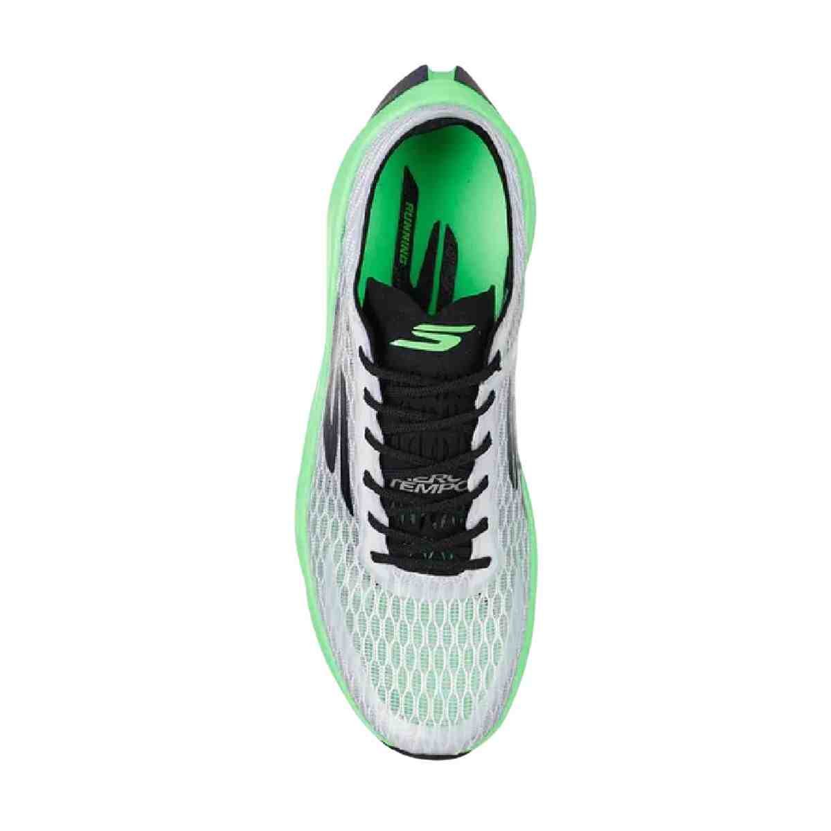 Tênis Corrida Masculinbo Skechers Skx Aero Tempo Branco E Verde Branco 3
