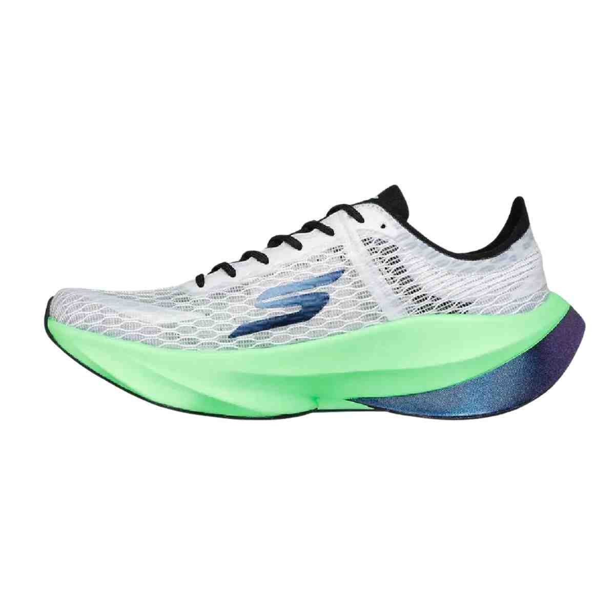 Tênis Corrida Masculinbo Skechers Skx Aero Tempo Branco E Verde Branco 4