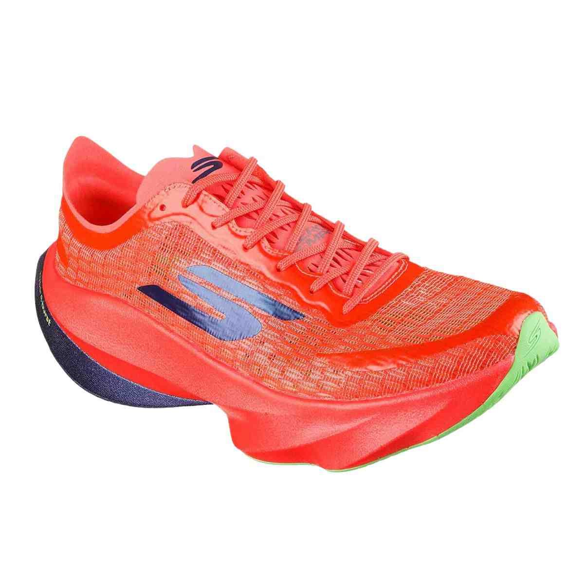Tênis Corrida Masculino Skechers Skx Aero Tempo Laranja Laranja 2