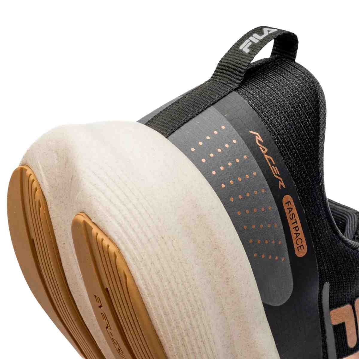 Tênis Corrida Feminino Fila Racer Fastpace Preto Preto 5