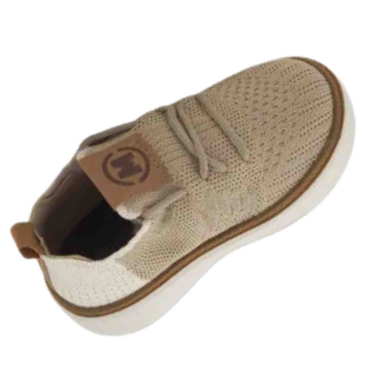 Tênis Casual Infantil Molekinho Areia Bege 6
