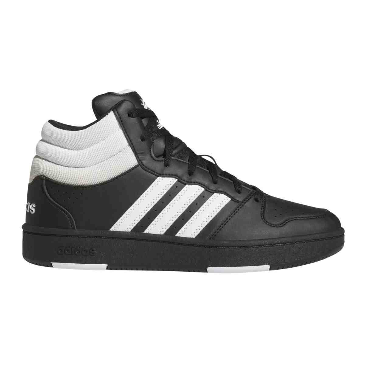 Tênis Casual Masculino Adidas Hoops Mid Classic Preto