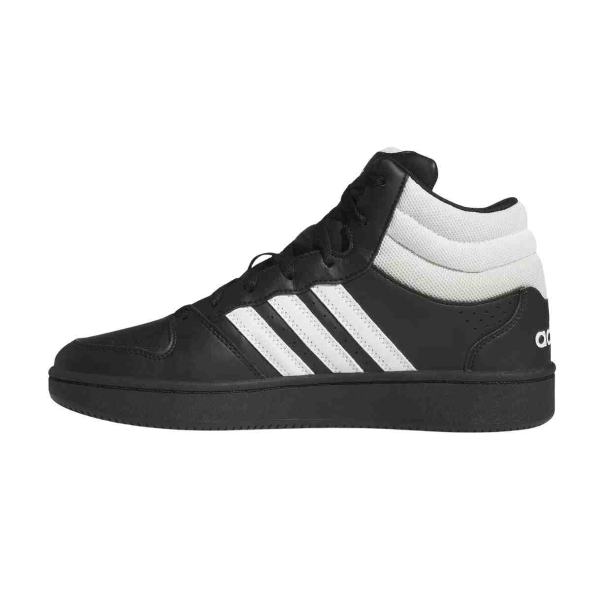 Tênis Casual Masculino Adidas Hoops Mid Classic Preto Preto 5