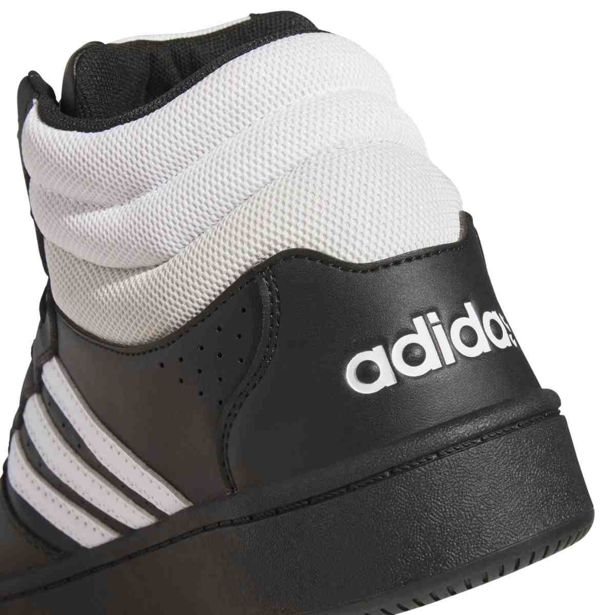 Tênis Casual Masculino Adidas Hoops Mid Classic Preto Preto 6