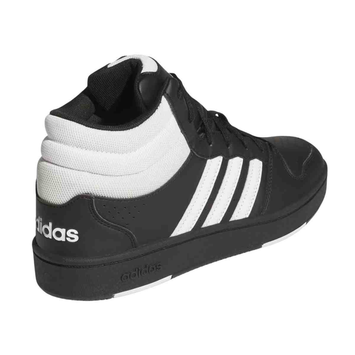 Tênis Casual Masculino Adidas Hoops Mid Classic Preto Preto 7