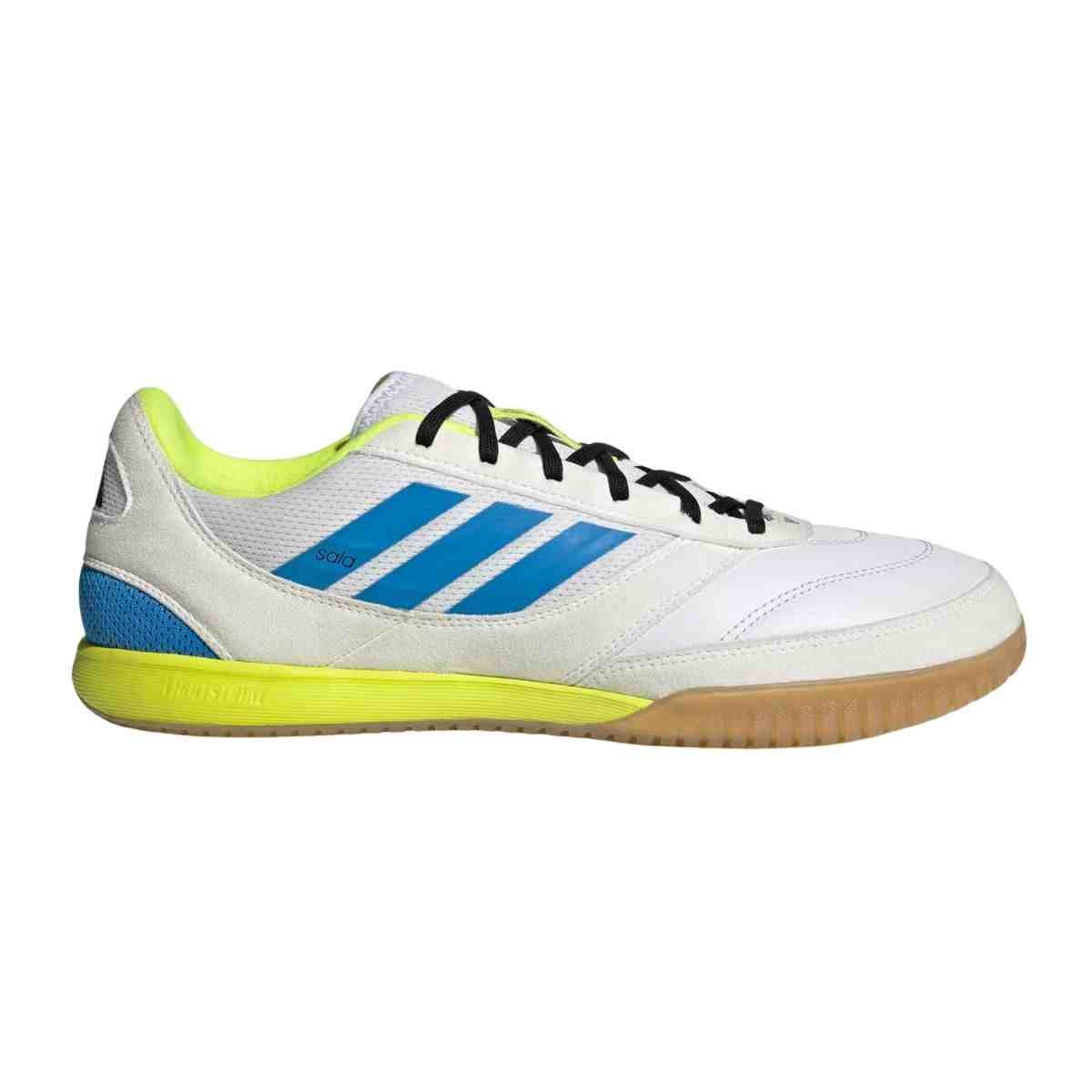 Chuteira Indoor Masculina Adidas Sala Competition Ii Branca E Azul