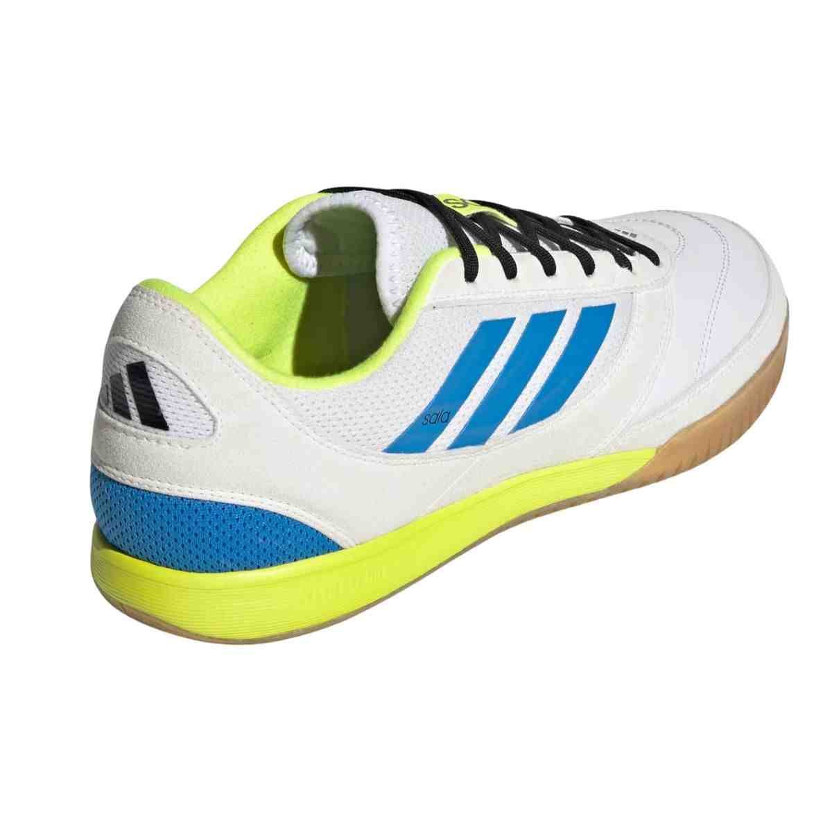 Chuteira Indoor Masculina Adidas Sala Competition Ii Branca E Azul Branco 7