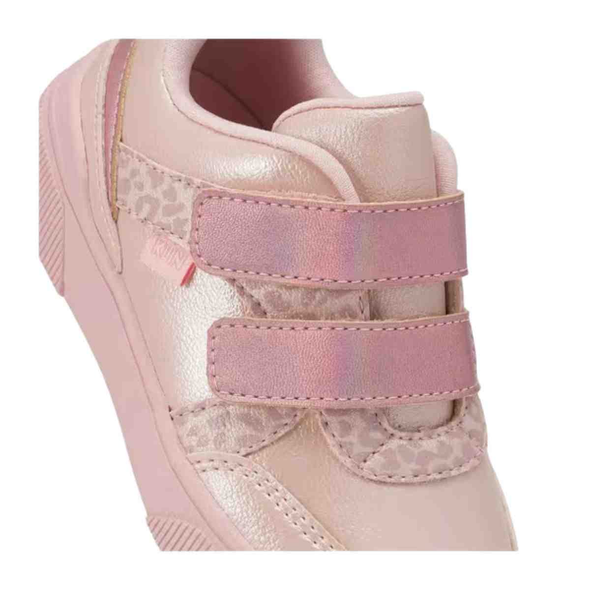 Tênis Casual Infantil Klin Rosa Claro Lilás Rosa 5