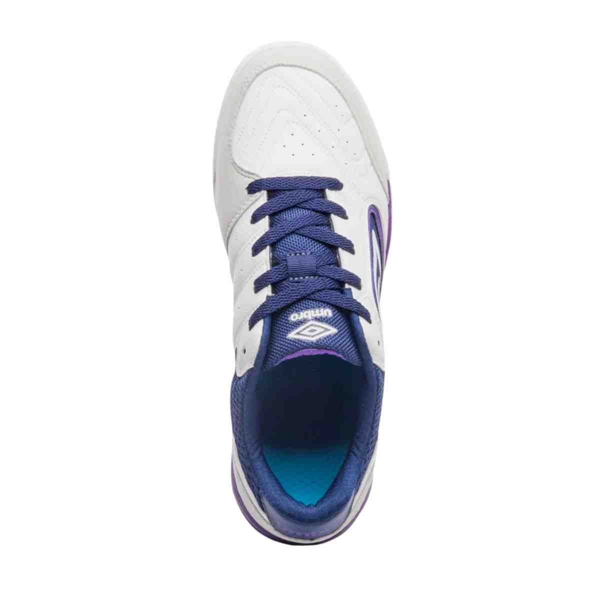 Chuteira Society Masculina Umbro Pro Challenge Uptake Branca E Roxa Branco 3