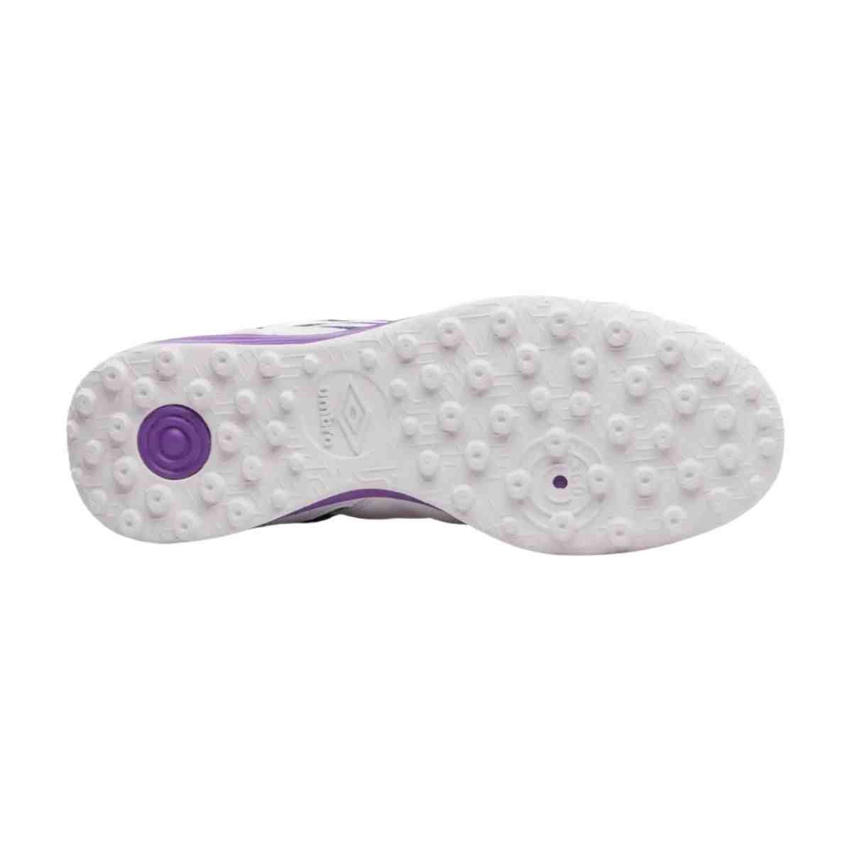 Chuteira Society Masculina Umbro Pro Challenge Uptake Branca E Roxa Branco 4