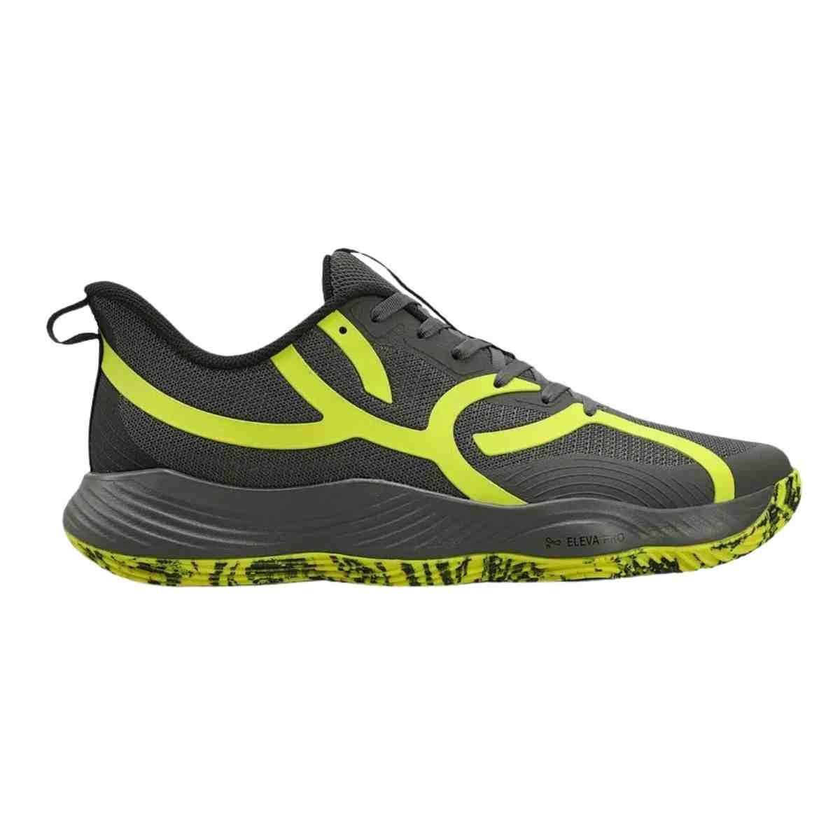 Tênis Masculino Olympikus Qu4dra 2 Chumbo E Verde