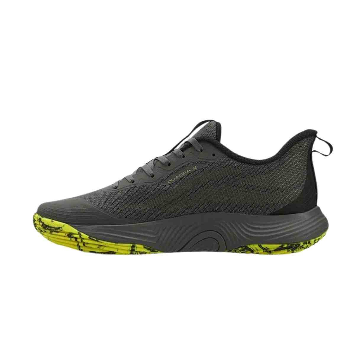 Tênis Masculino Olympikus Qu4dra 2 Chumbo E Verde Cinza 6