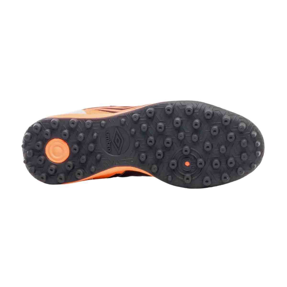 Chuteira Society Masculina Umbro Pro Challenge Uptake Preta E Laranja Preto/Laranja 4