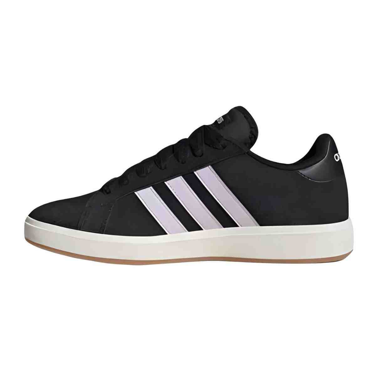 Tênis Casual Feminino Adidas Grand Court Base Alpha Preto Preto 6