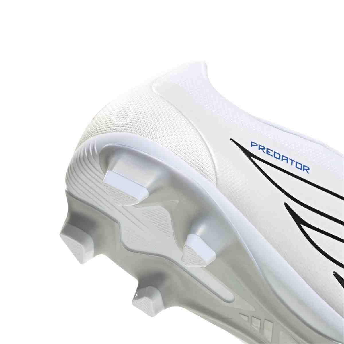 Chuteira Campo Masculina Adidas Predator Club Lin Branca E Azul Branco 6