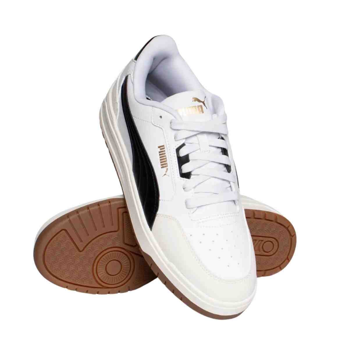 Tênis Casual Masculino Puma Shuffle Downtown Og Branco Branco 4