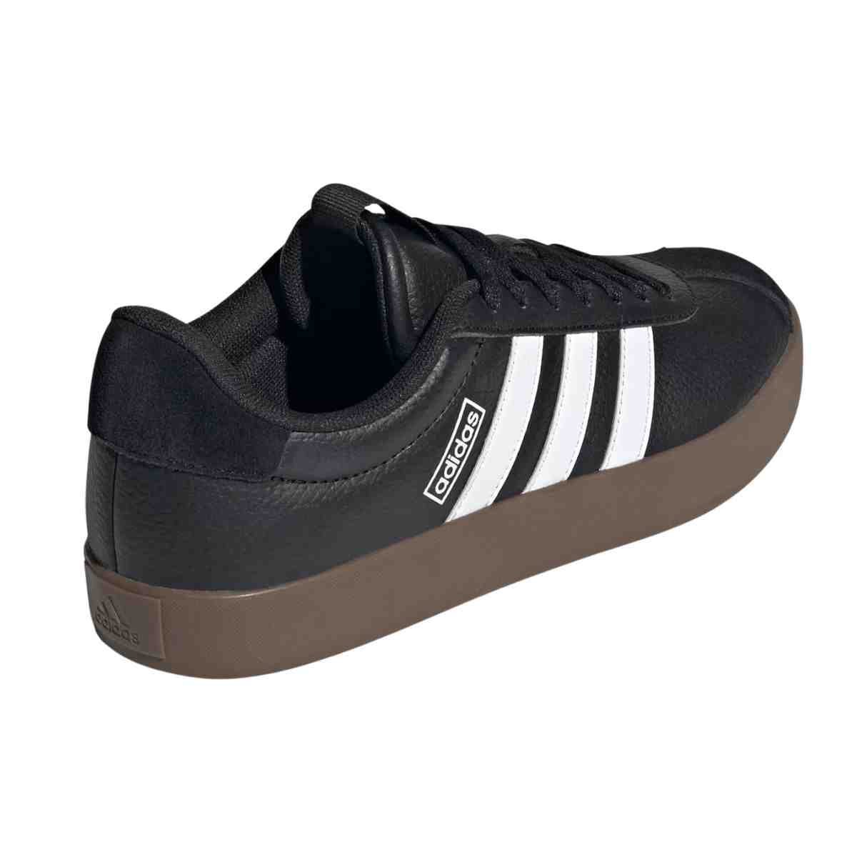 Tênis Casual Feminino Adidas Vl Court 3.0 Preto Preto 7