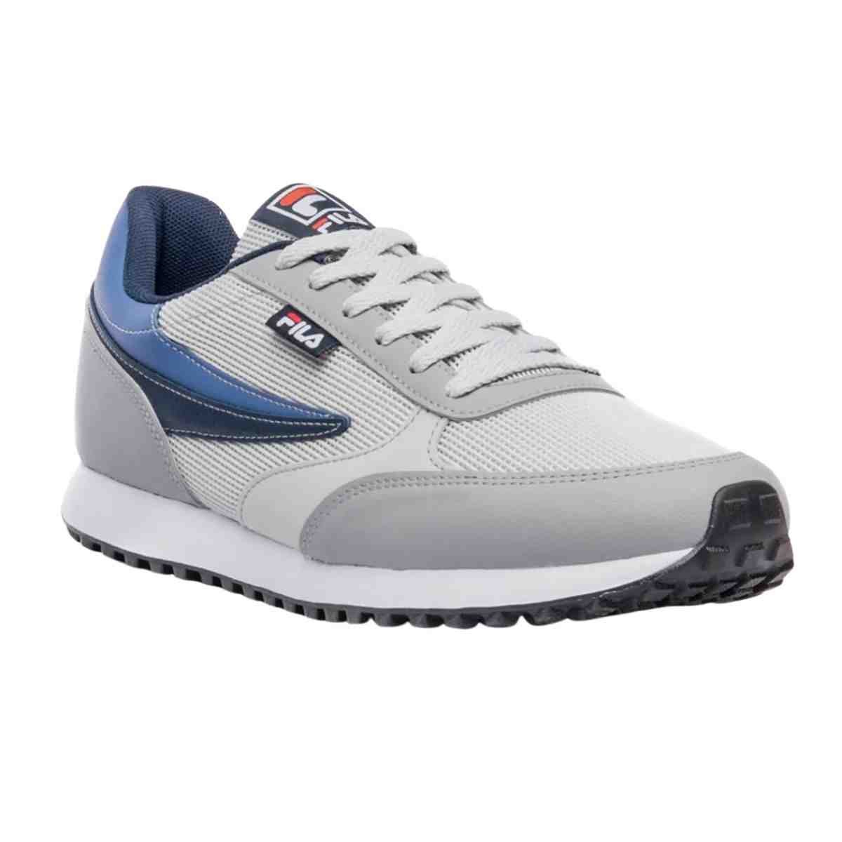 Tênis Casual Masculino Fila Renno Classic Cinza Cinza 2