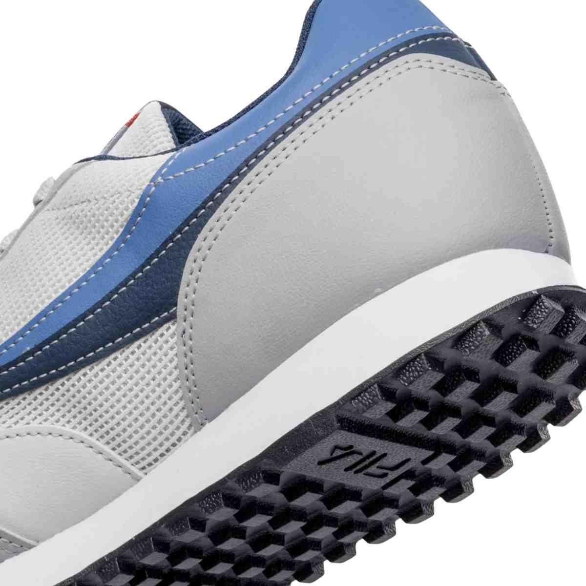 Tênis Casual Masculino Fila Renno Classic Cinza Cinza 5