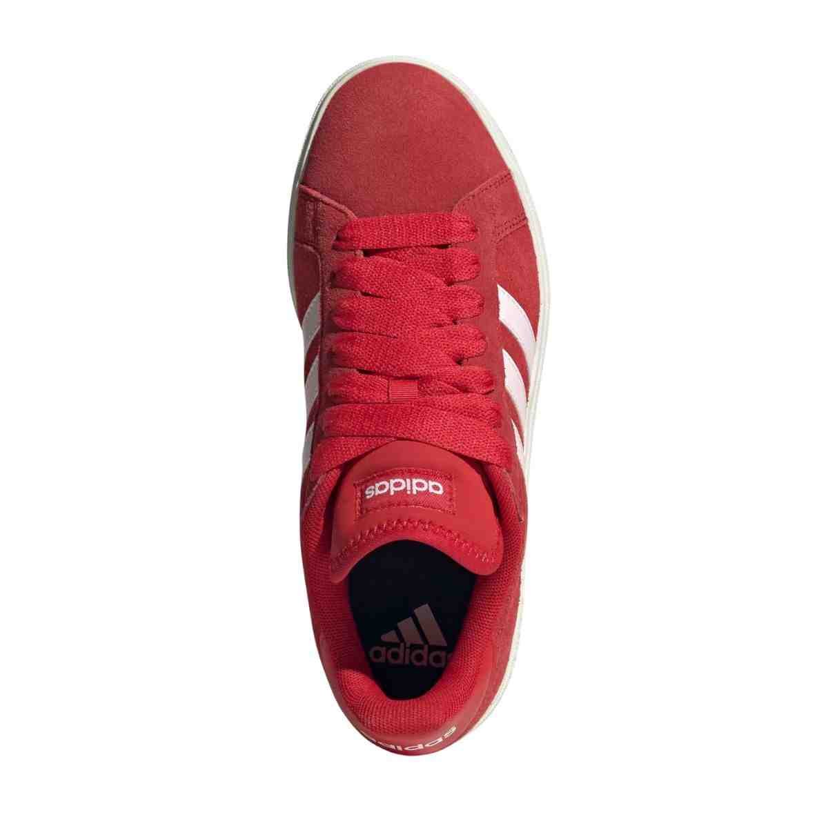 Tênis Casual Feminino Adidas Grand Court Base 00s Vermelho Vermelho 3
