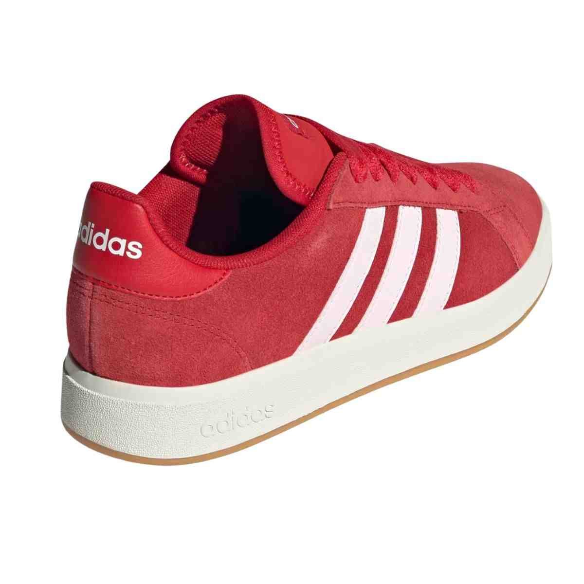Tênis Casual Feminino Adidas Grand Court Base 00s Vermelho Vermelho 7