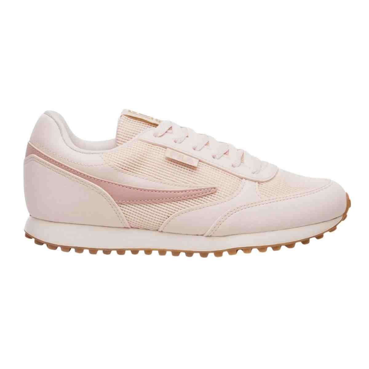 Tênis Casual Feminino Fila Renno Classic Rosa