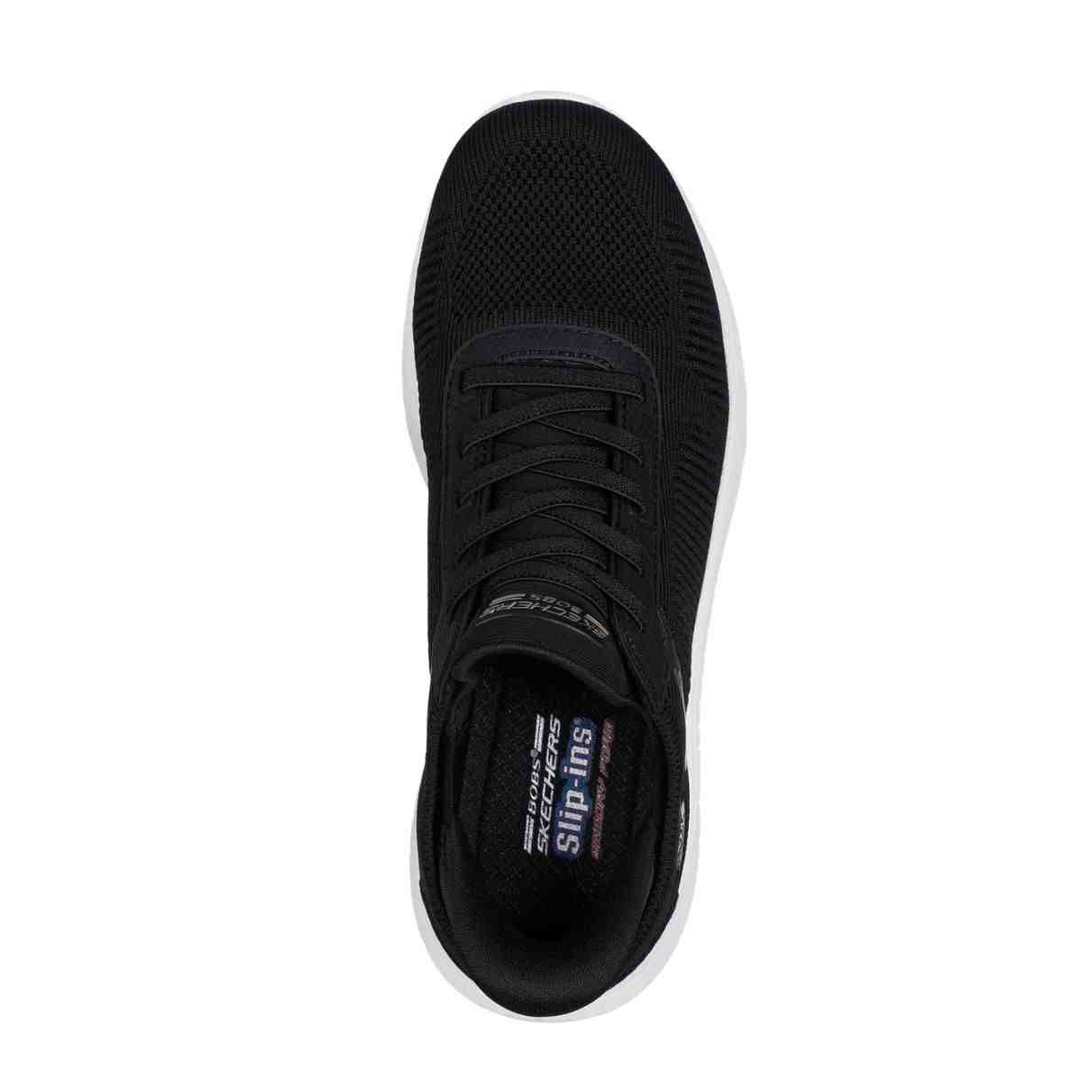 Tênis Corrida Feminino Skechers Bobs Squad Chaos-Current Muse Preto Preto 3
