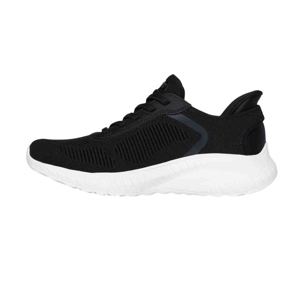 Tênis Corrida Feminino Skechers Bobs Squad Chaos-Current Muse Preto Preto 5