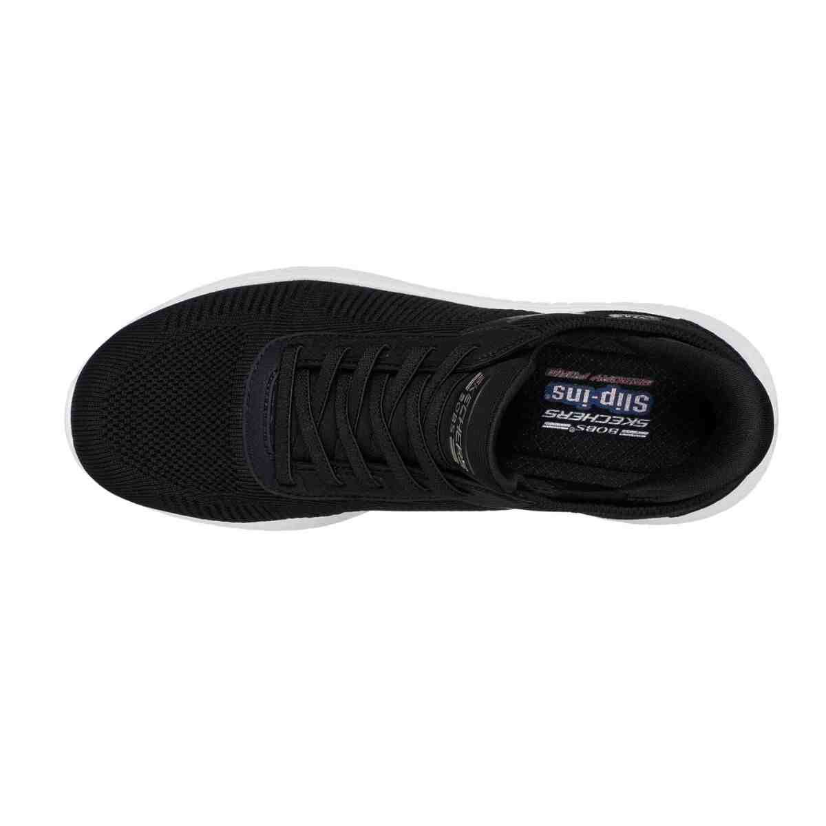 Tênis Corrida Feminino Skechers Bobs Squad Chaos-Current Muse Preto Preto 6