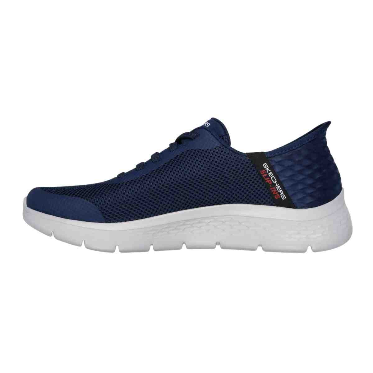 Tênis Corrida Masculino Skechers Go Walk Flex Hands Up Azul Azul Marinho 5