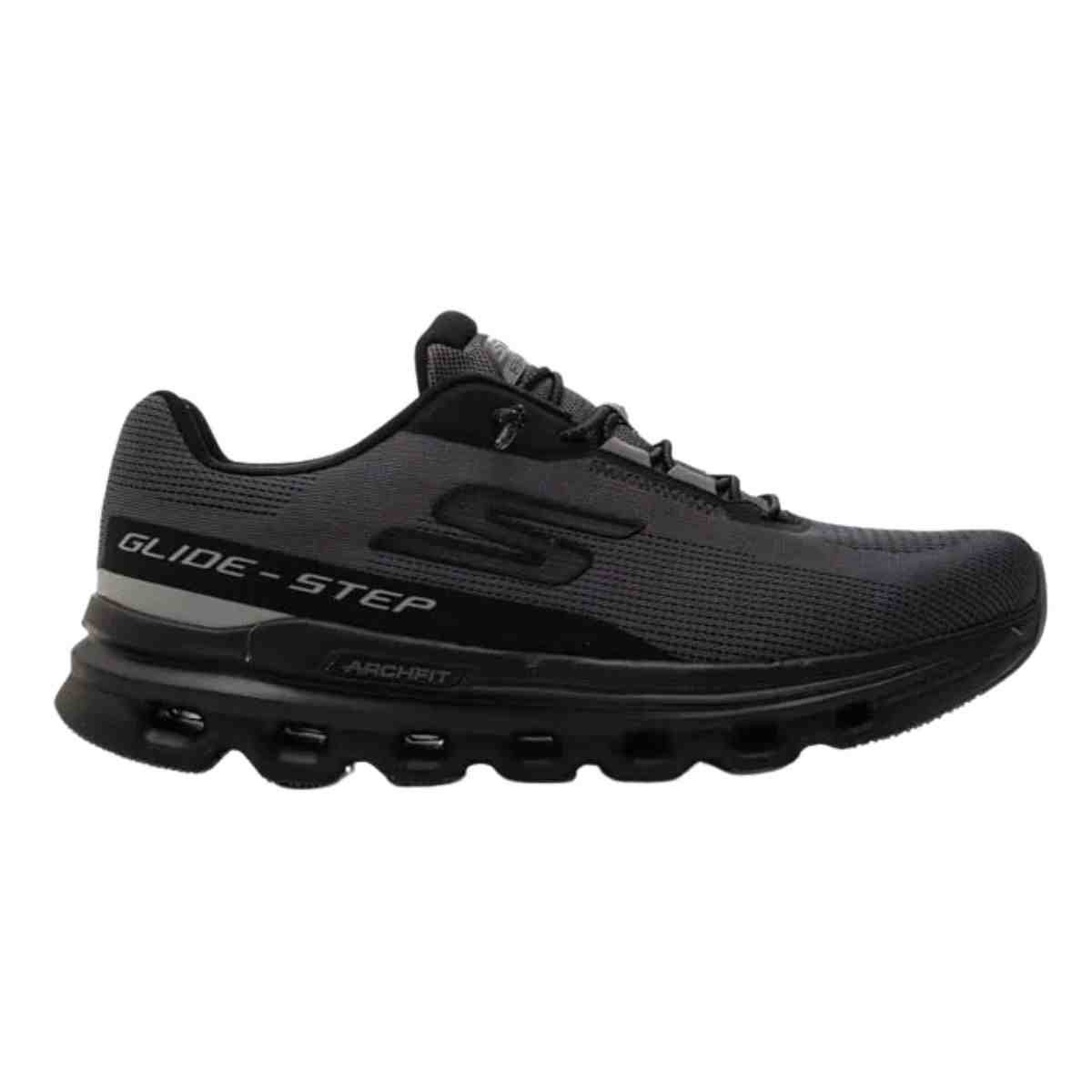 Tênis Corrida Masculino Skechers Go Run Glide-Step Arch Fit Ackler Preto