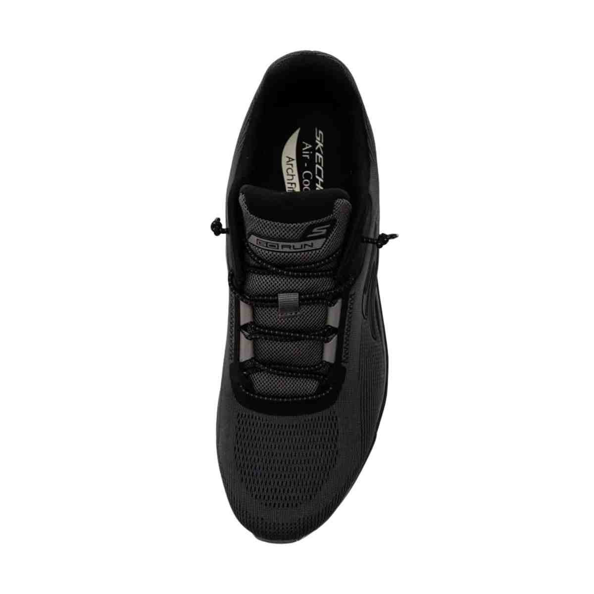 Tênis Corrida Masculino Skechers Go Run Glide-Step Arch Fit Ackler Preto Preto 3