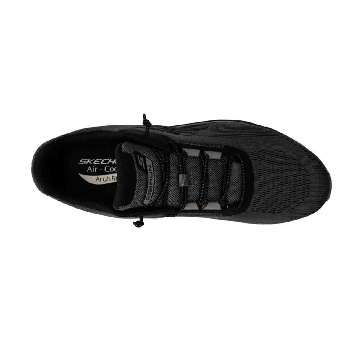 Tênis Corrida Masculino Skechers Go Run Glide-Step Arch Fit Ackler Preto Preto 6