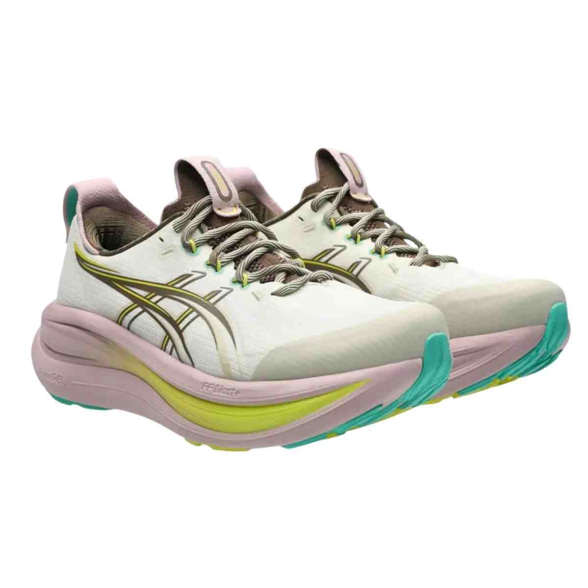 Tênis Corrida Feminino Asics Gel-Nimbus 28 Cinza Multicores 2