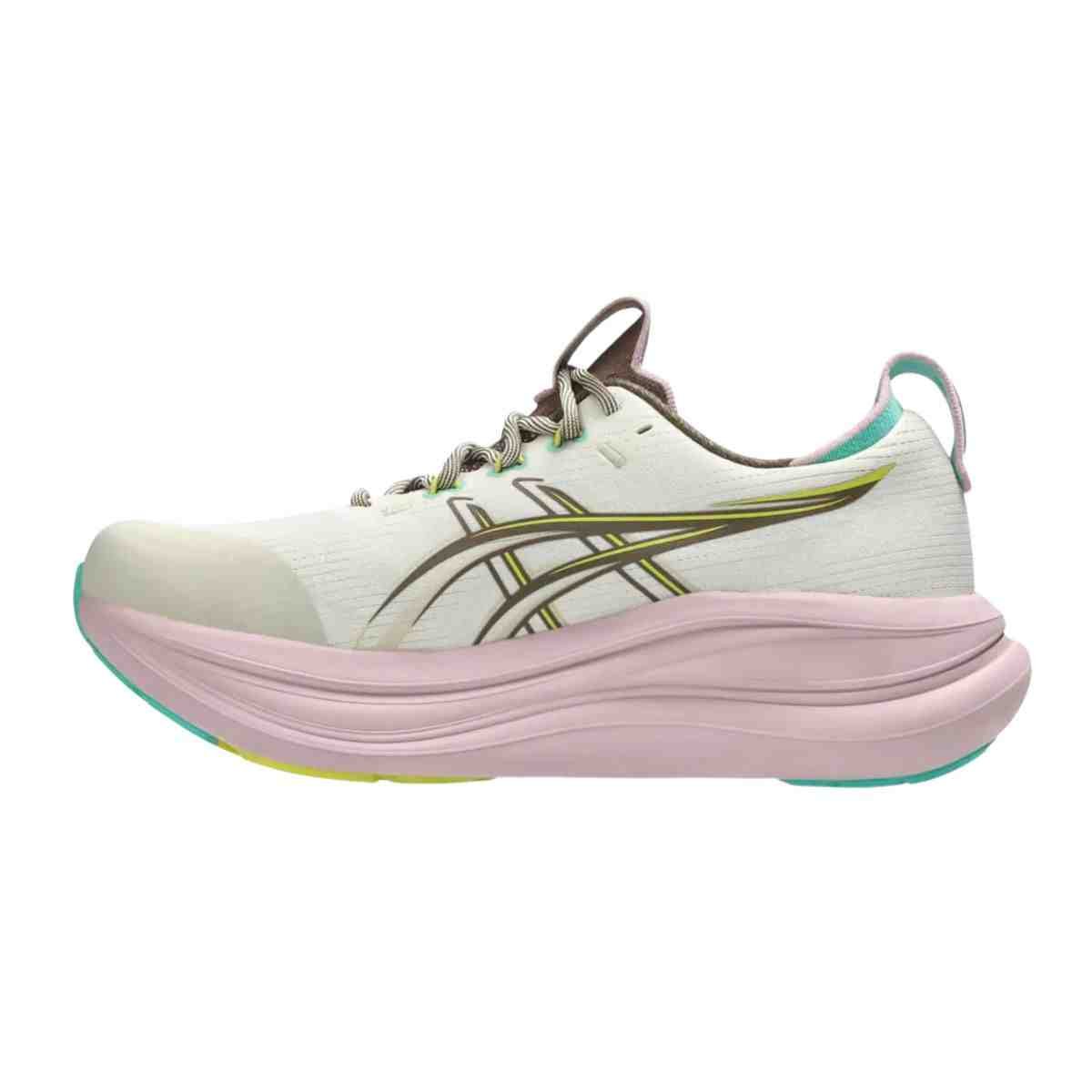 Tênis Corrida Feminino Asics Gel-Nimbus 28 Cinza Multicores 5