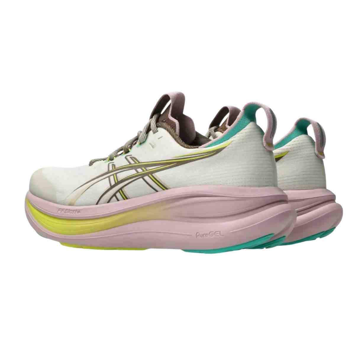 Tênis Corrida Feminino Asics Gel-Nimbus 28 Cinza Multicores 6